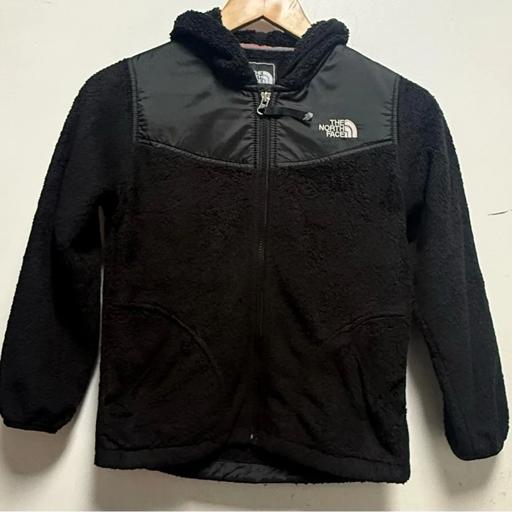 The North Face Kids Black Hooded Fleece